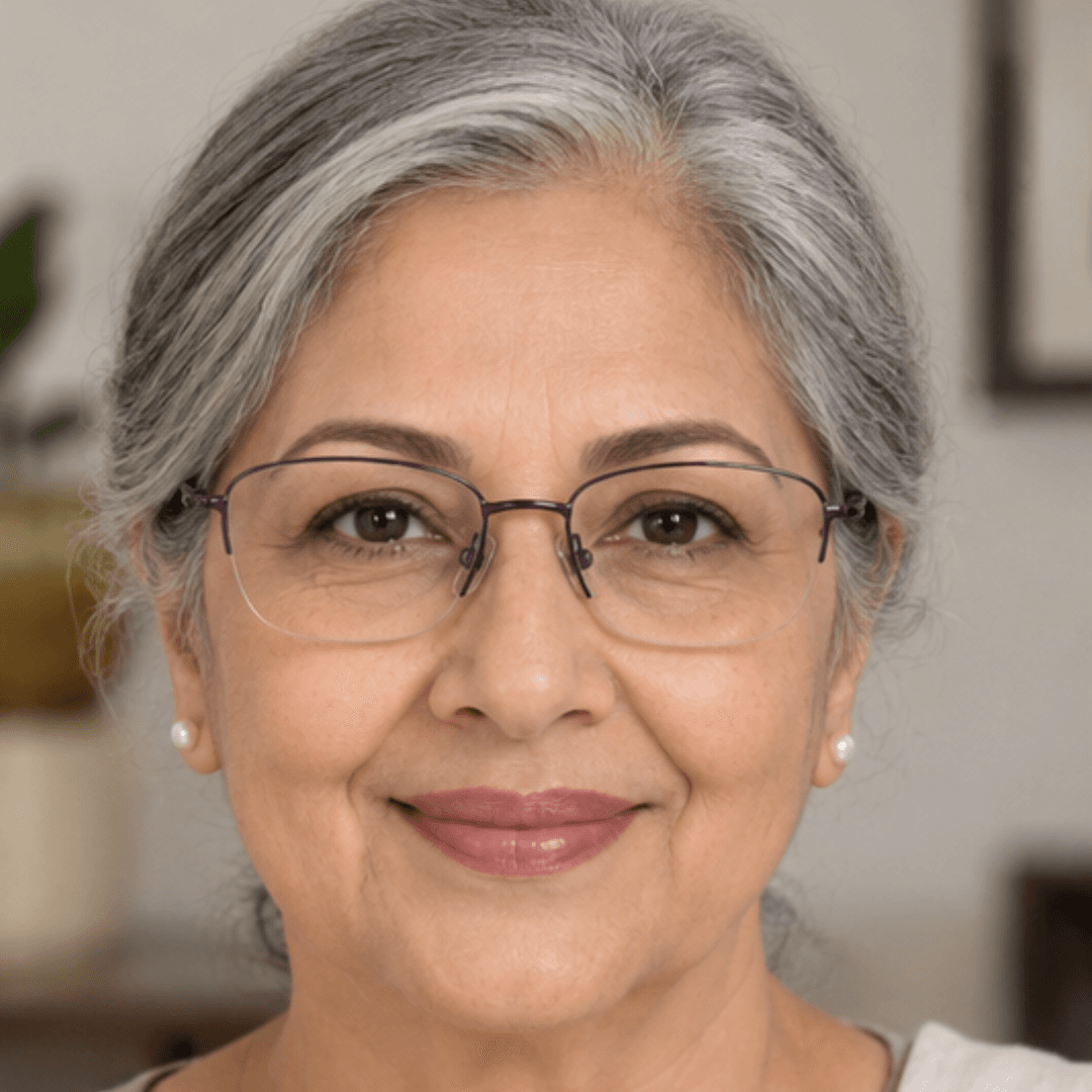 Miliey — Plum oval Metal eyeglasses
