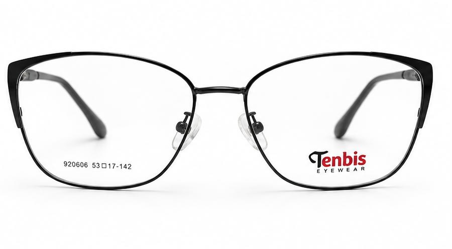 Tenbis, Black cat eye Metal eyeglasses